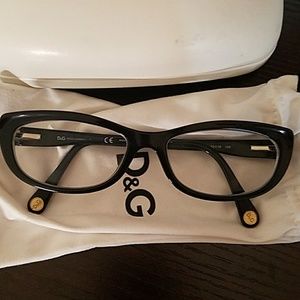 D&G authentic eyeglass frames w/ case
